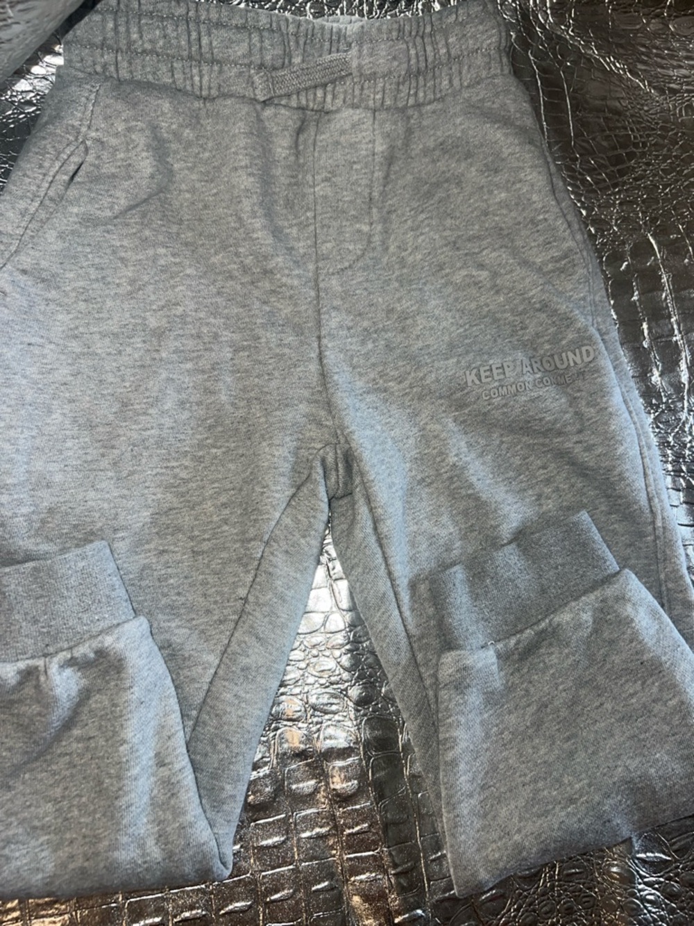 Zara Grey Kids' Sweatpants with Pocket Details